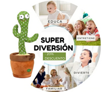Cargar imagen en el visor de la galería, Cactus hablador y bailarín. Imita y reproduce canciones