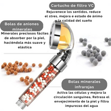 Cargar imagen en el visor de la galería, Alcachofa de ducha purificante con minerales y aroma cítrico revitalizante