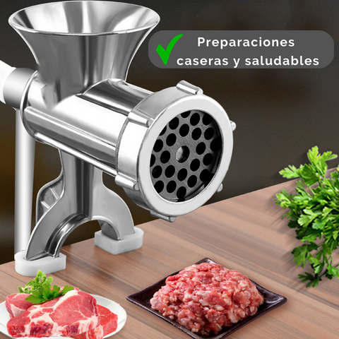 Picadora de carne manual para hamburguesas de carne molida de