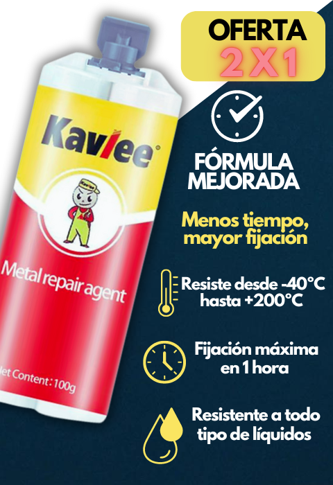 Pegamento extrafuerte superficies metálicas KAVLEE™ OFERTA 2X1