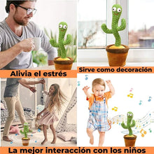 Cargar imagen en el visor de la galería, Cactus hablador y bailarín. Imita y reproduce canciones
